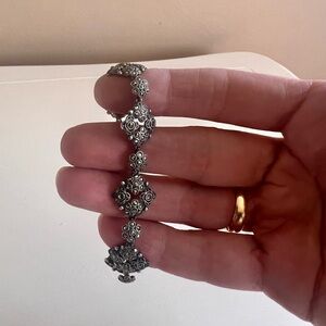 Judith Jack marcasite link bracelet